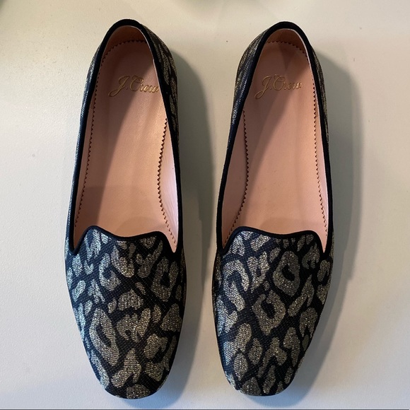 J.Crew Metallic Leopard Smoking Slipper - Picture 5 of 5